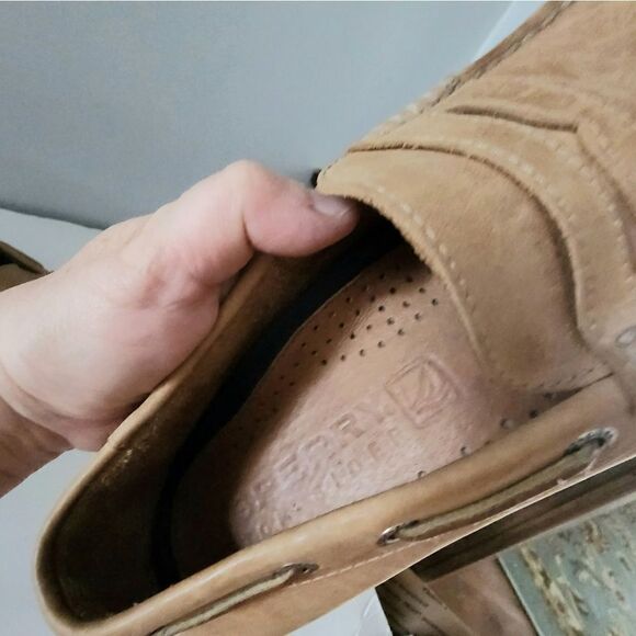 Sperry topsider loafer shoe camel color men\'s size 8.5